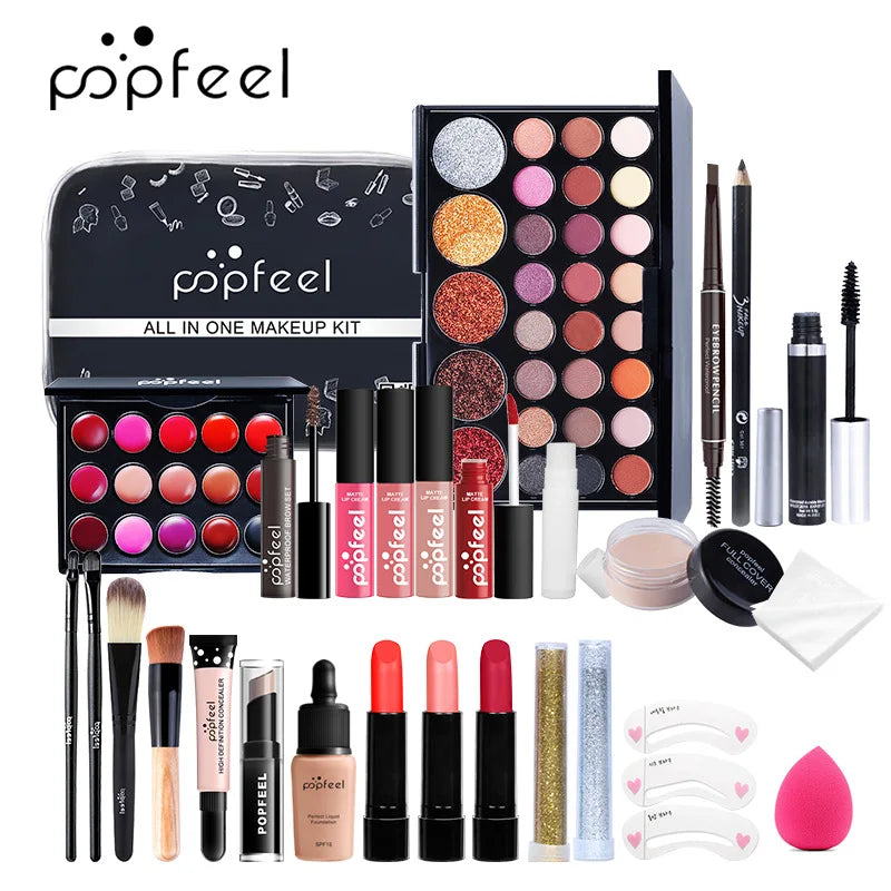 Kit Completo de Maquillaje POPFEEL All-in-One